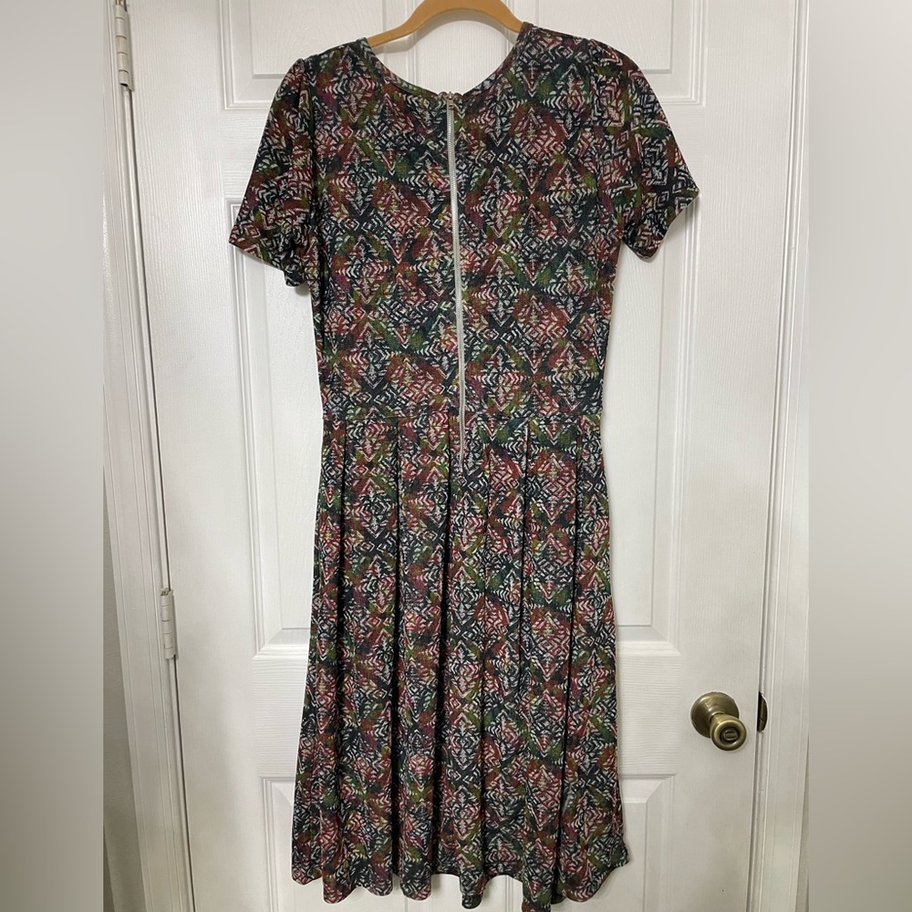 LuLaRoe Amelia Dress Pockets Large - Picture 2 of 7